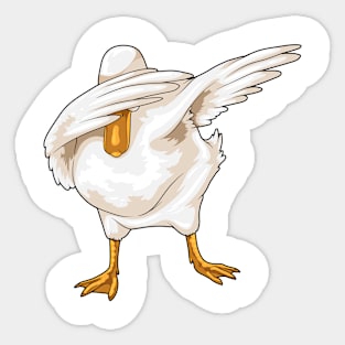 Duck Hip Hop Dance Dab Sticker